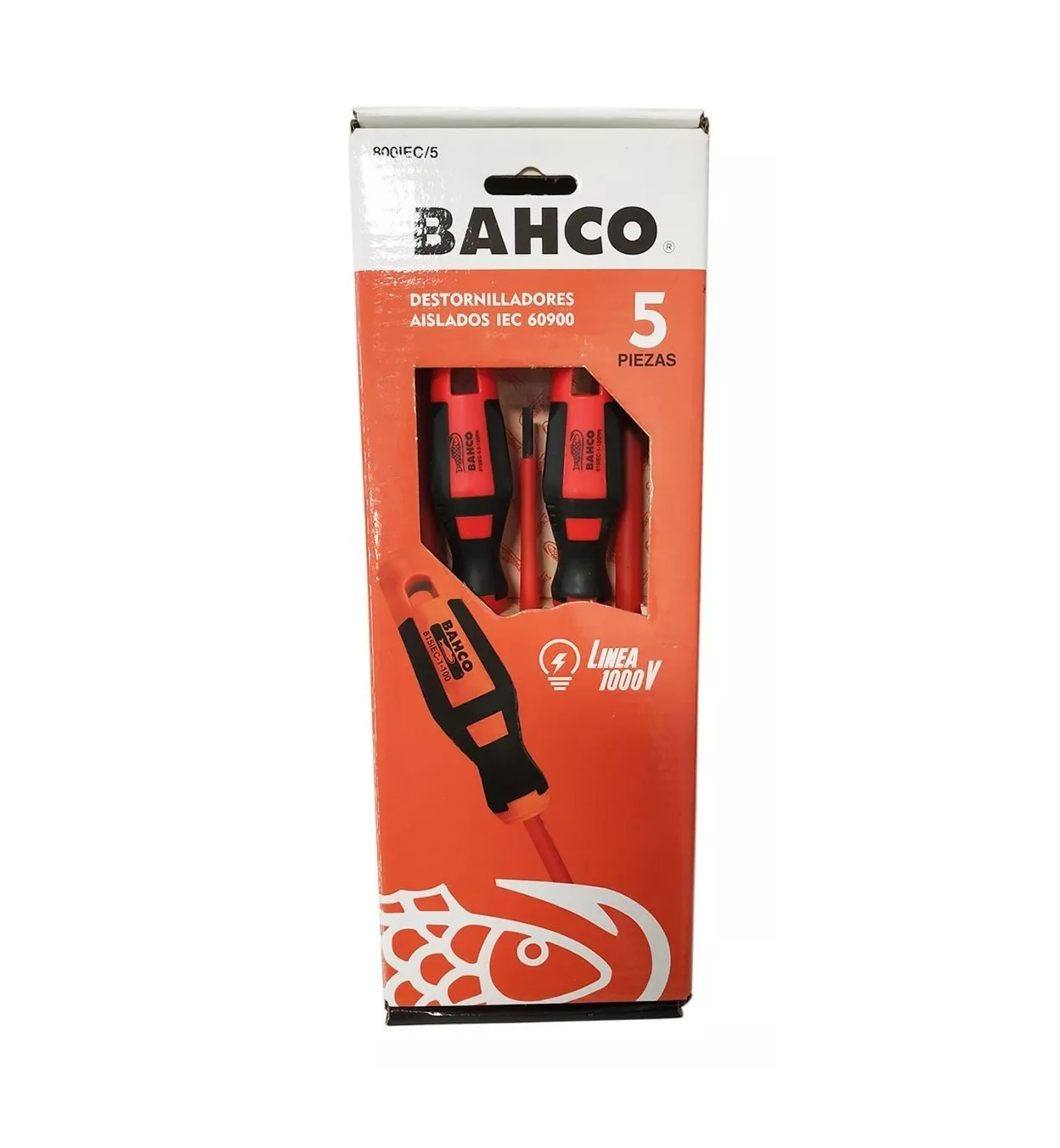 Juego De Destornilladores Aislados 5pzas 1000v 800IEC/5 - Bahco