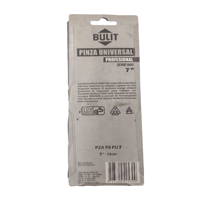 Pinza universal Serie 800 aislada 1000v - Bulit - Image 5