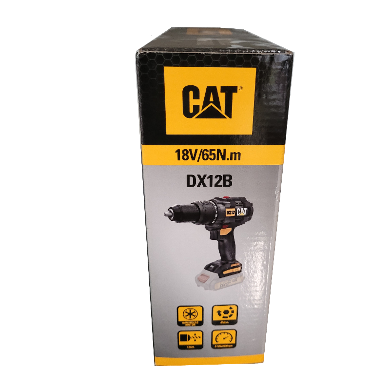 Taladro atornillador c/percusion 65 nm 2.0 ah S/Bateria DX12B - Cat / Caterpillar - Image 4