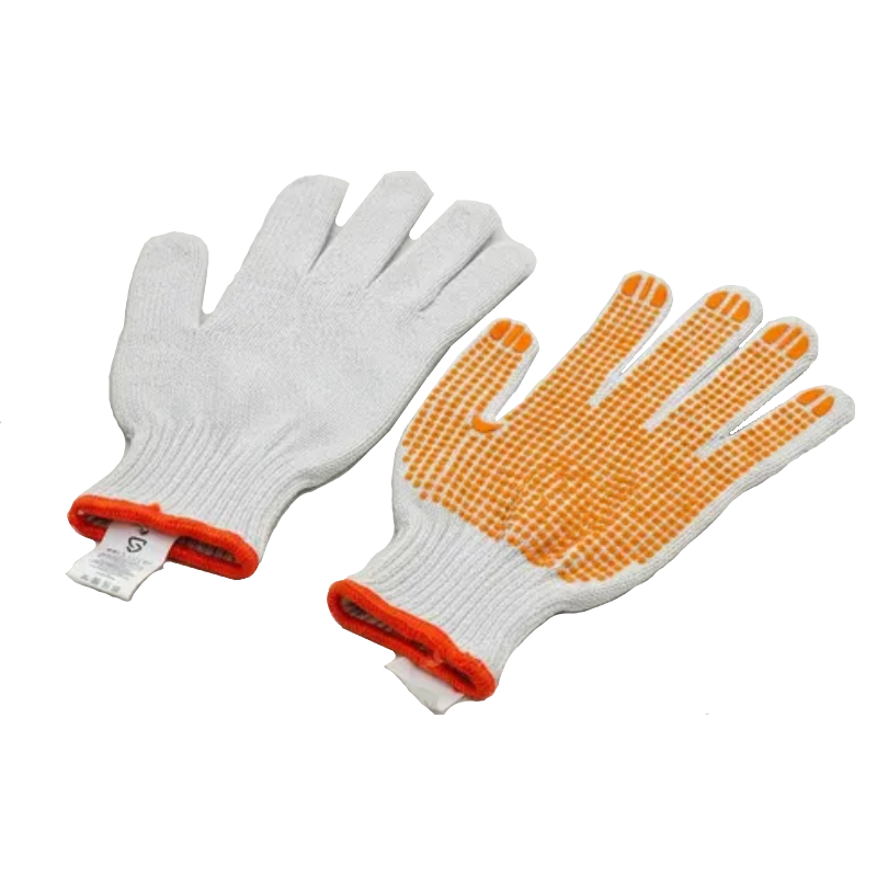 Guante algodón natural sin costura moteado en PVC G218NA - S.P.I. Shield - Image 4