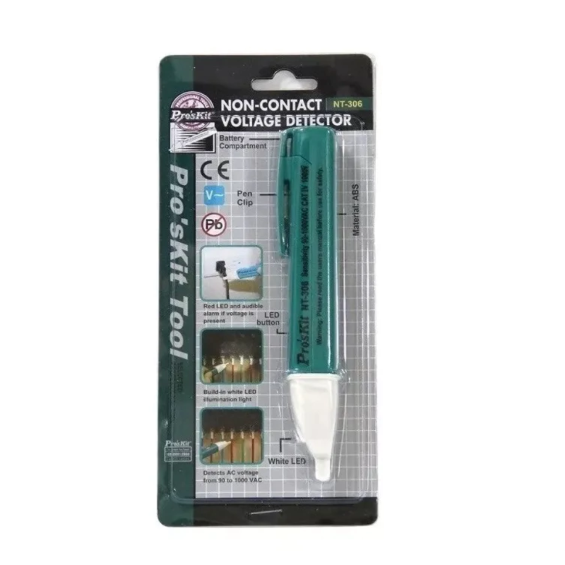 Detector de voltaje sin contacto nt-306 c/luz - Proskit - Image 4
